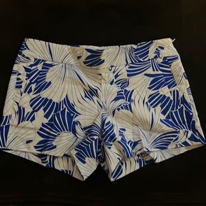 J Crew White and Blue Shorts!